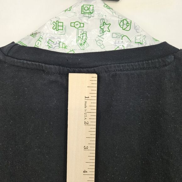 Rebel Vengeance Shirt Mens Large Black Skulls Thunder Graphic Tee Short Sleeve L - Picture 4 of 9